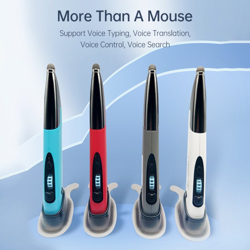 Wireless Computer Keyboard: 2 Connecting Ways, 500 Words/Min Voice Input, 3 Adjustable DPI - Silent Ergonomic Design, Cordless Mouse for Laptop PC Office Use - Image 5