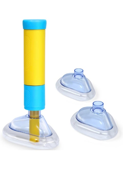 Anti Suffocation Device,Suffocation Rescue Device for Children and Adults with 2 Masks,Portable Anti Suffocation Device,Powerful Suction Home Emergency Kit,First Aid Airway Assist Device