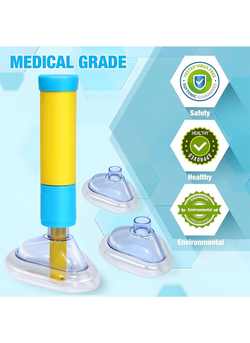 HaLunhi - Anti Suffocation Device,Suffocation Rescue Device for Children and Adults with 2 Masks,Portable Anti Suffocation Device,Powerful Suction Home Emergency Kit,First Aid Airway Assist Device - Image 1