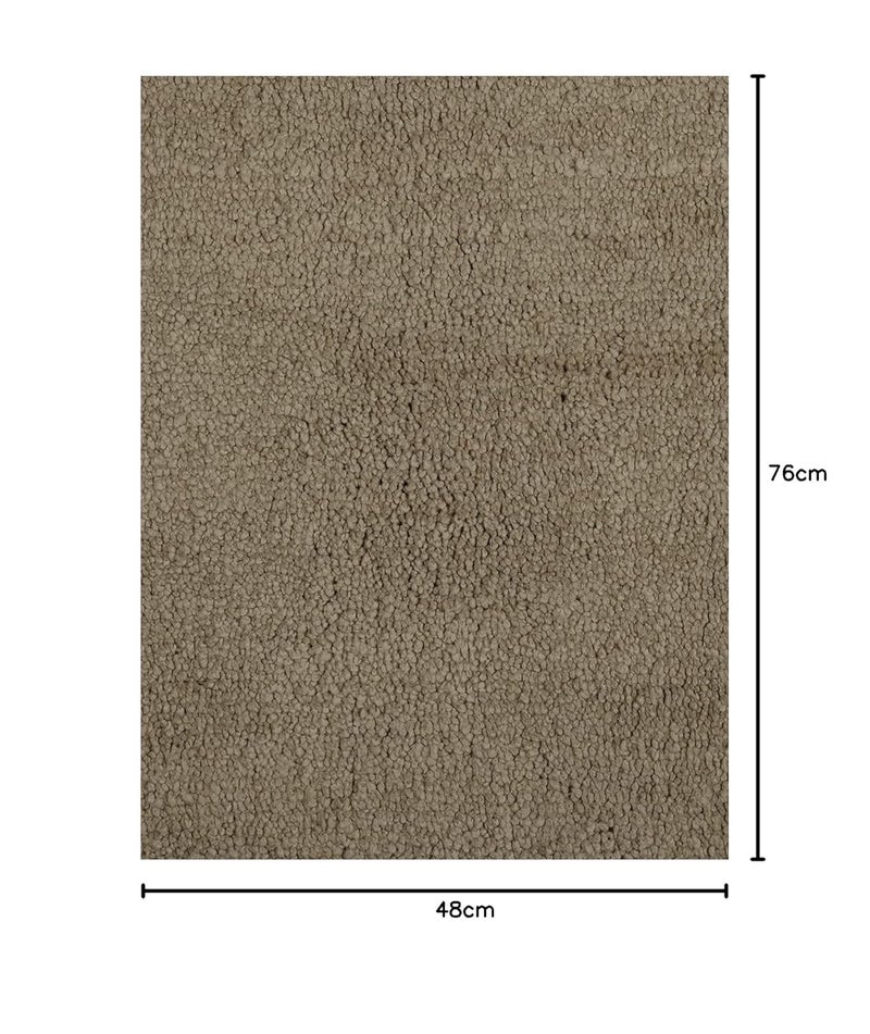 Lushomes Bathroom Mat 1800 GSM Floor Mat with High Pile Microfiber mat for Bathroom Floor with Anti Skid Backing 19 x 30 Inch Single Pc Beige - Image 2