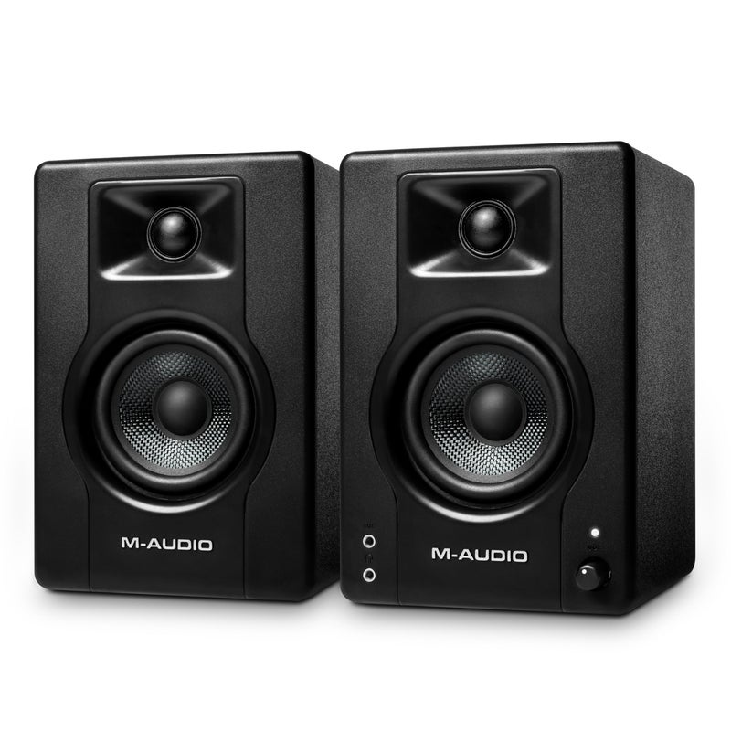 M-AUDIO BX3 Pair 3.5" Studio Monitors, HD PC Speakers for Recording and Multimedia with Music Production Software - Image 1
