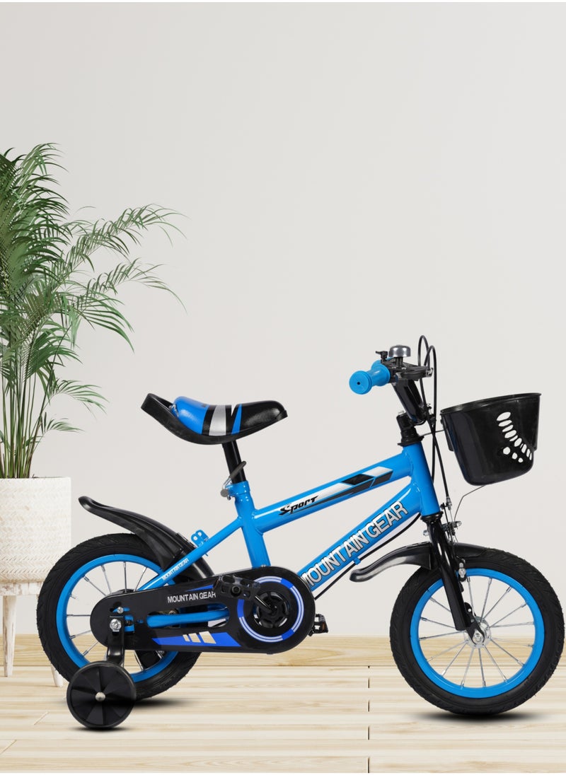 MG Children's Bicycle For 2-4 Years Old Kids Bike, 12 Inch Cycle, High Carbon Steel Frame,  Adjustable Seat, Smooth Bearings, Safe and Stable, Blue  - Image 2