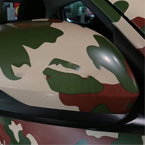 HOMSUN Car Wrap Vinyl Vehicle Self Adhesive Vinyl DIY Decal Camouflage Adhesive PVC Vinyl Film Waterproof Decorative Wrap Sticker Wrapping (Army, 12 X 36 Inch) - Image 5