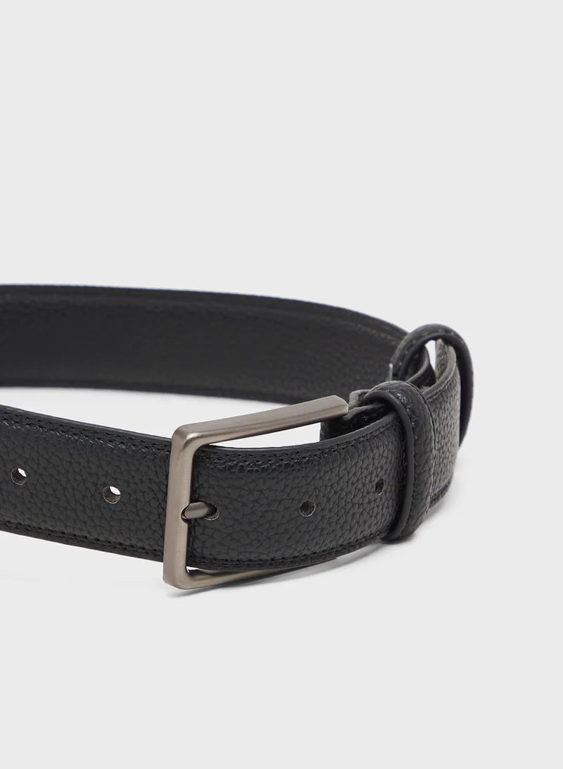 Robert Wood Genuine Leather Formal Belt