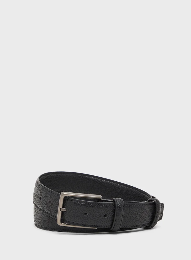 Robert Wood Genuine Leather Formal Belt
