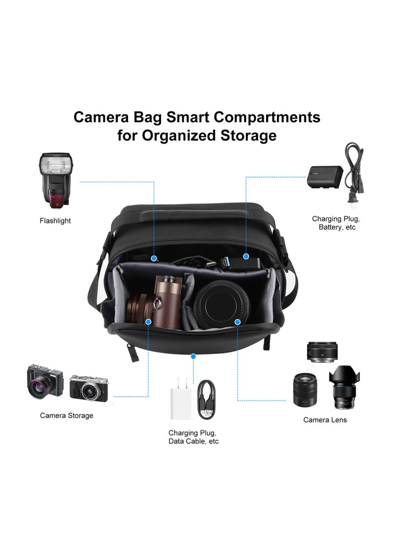 Compatible with DJI Mini Series / Osmo Pocket Crossbody Drone Bag Camera Storage Case Waterproof  Shockproof Multi-Compartment Design - Image 3