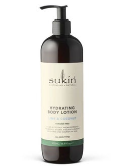 Sukin Hydrating Body Lotion Lime & Coconut 500ml 