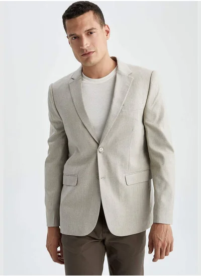 DeFacto Man Slim Fit Mono Neck Blazer