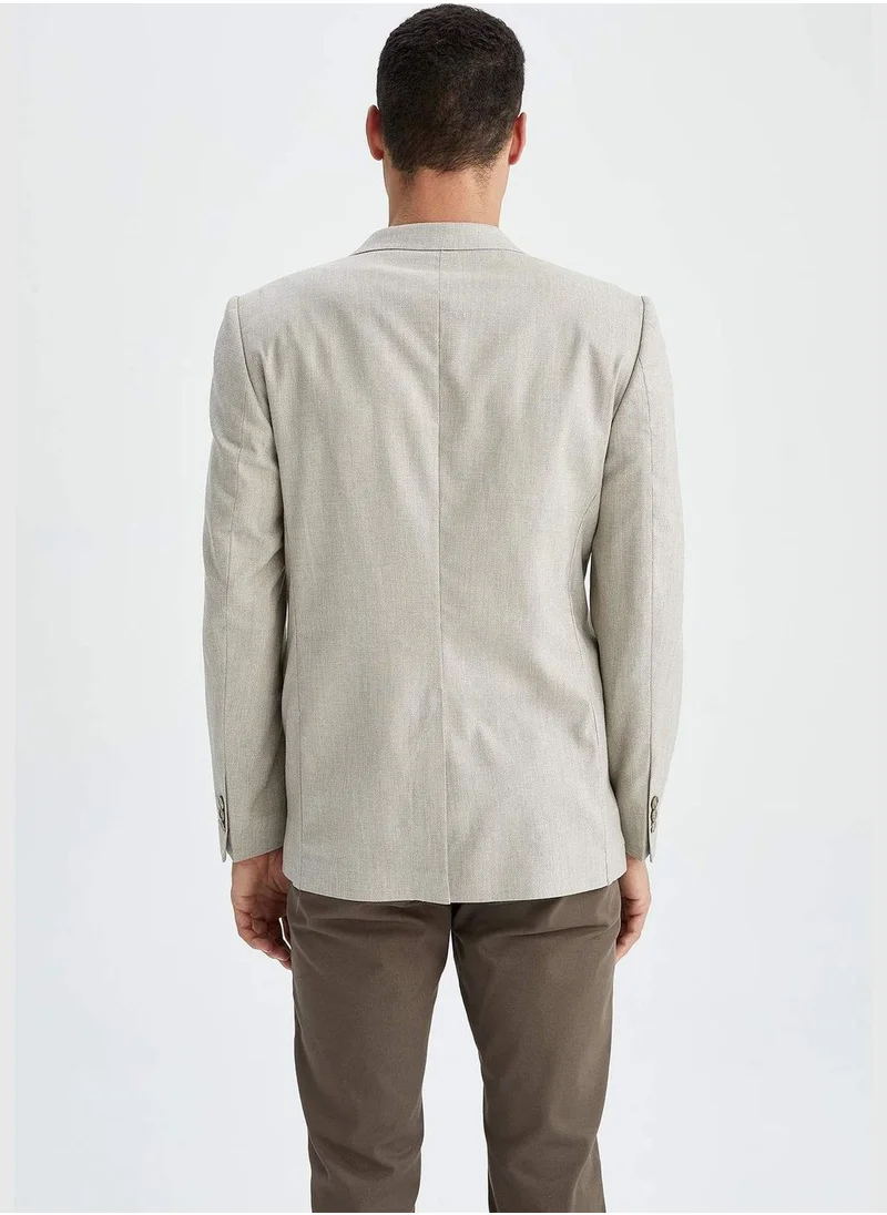 DeFacto Man Slim Fit Mono Neck Blazer