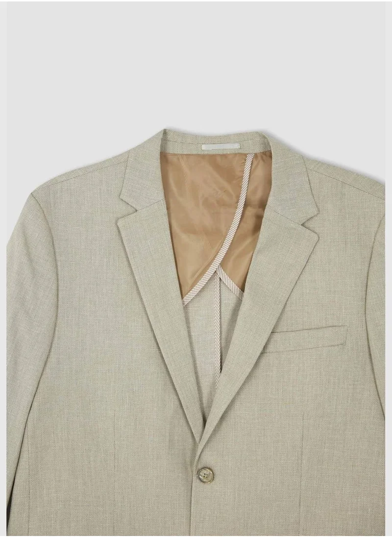 DeFacto Man Slim Fit Mono Neck Blazer