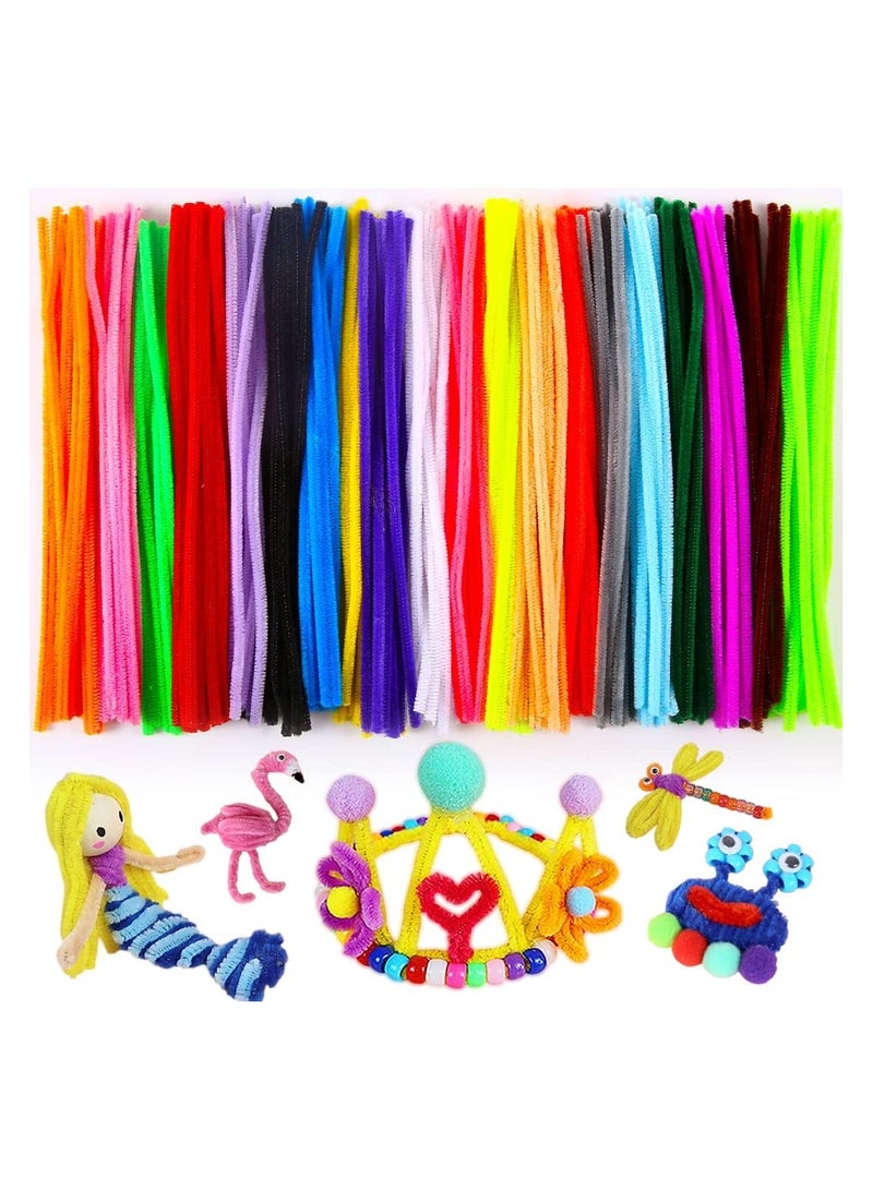 Pipe Cleaners, Pipe Cleaners Craft, Arts and Crafts, Crafts, Craft Supplies, Art Supplies (100 Multi-Color Pipe Cleaners) - Image 2