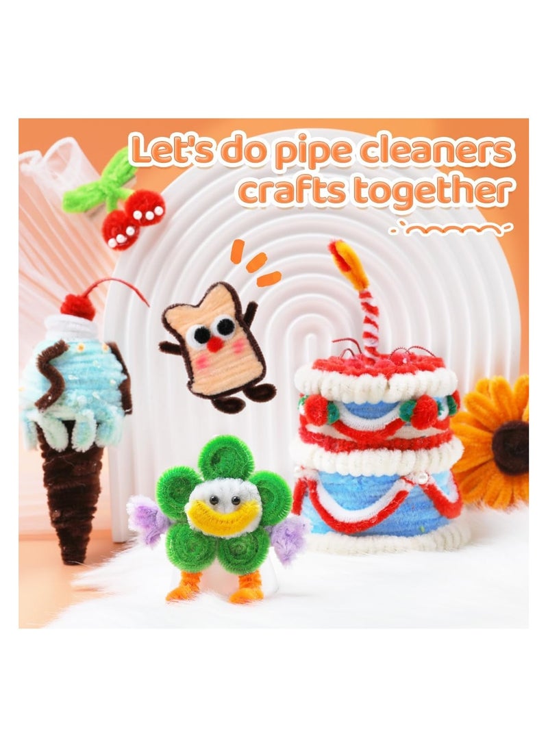 Pipe Cleaners, Pipe Cleaners Craft, Arts and Crafts, Crafts, Craft Supplies, Art Supplies (100 Multi-Color Pipe Cleaners) - Image 5