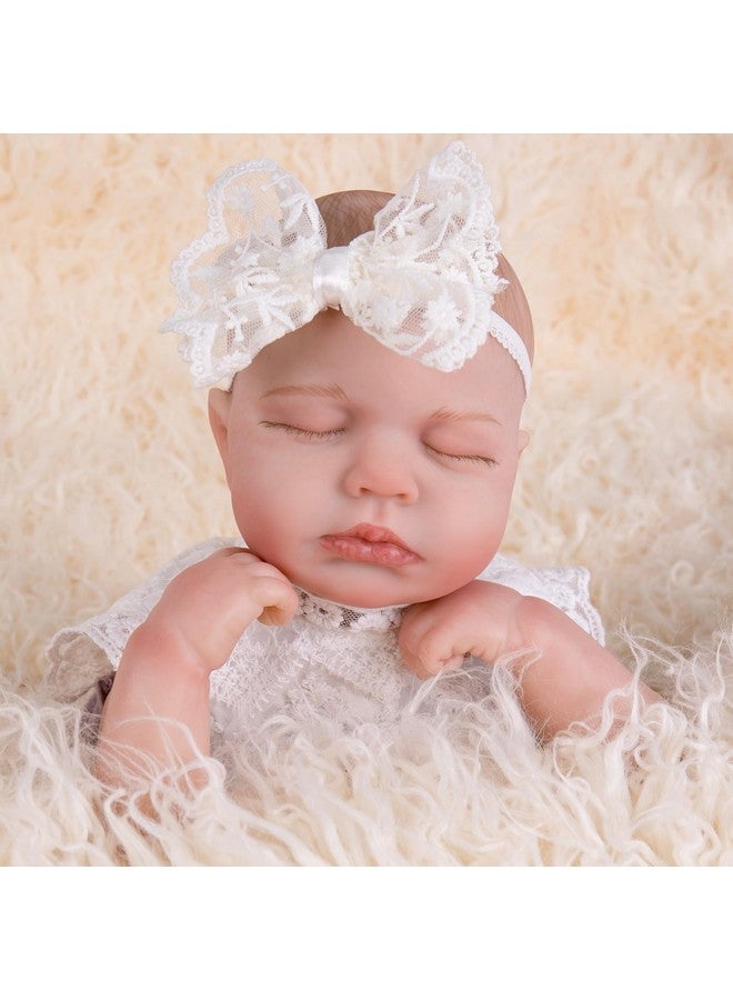 Aori Realistic Reborn Baby Doll 20" Lifelike Sleeping Newborn Girl with Poseable Limbs, Weighted Body, Feeding Set - Collectible Gift for New Moms, Grandparents, Kids 3+ - Image 2