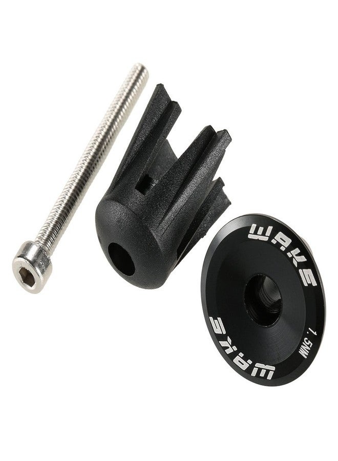 WAKE Bar End Plugs Handlebar End Caps Bike HandleBar Plugs for Most Bicycle, Mountain Bike, Road Bike, MTB, BMX (2 Counts, Rubber Sponge Aluminum, Black) - Image 4