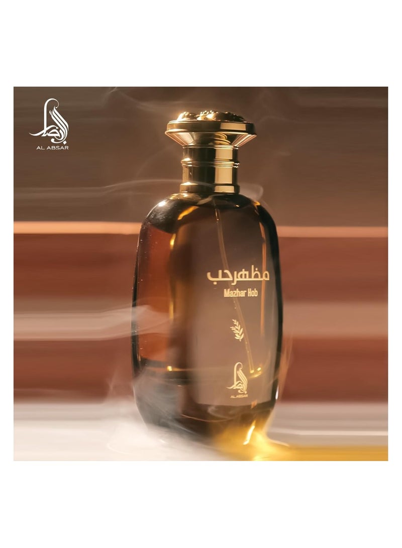 Al Absar Mazhar Hob Perfume 100ml  Perfume 100ML   EDP  For Her - Image 4