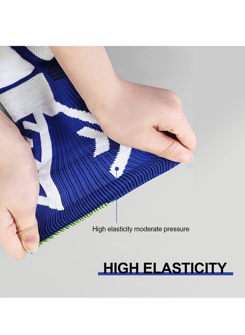 Y&D Basketball Socks  Men's Outdoor Athletic Crew Socks For Men Women Protective Elite Sports (5 Pairs) - Image 4