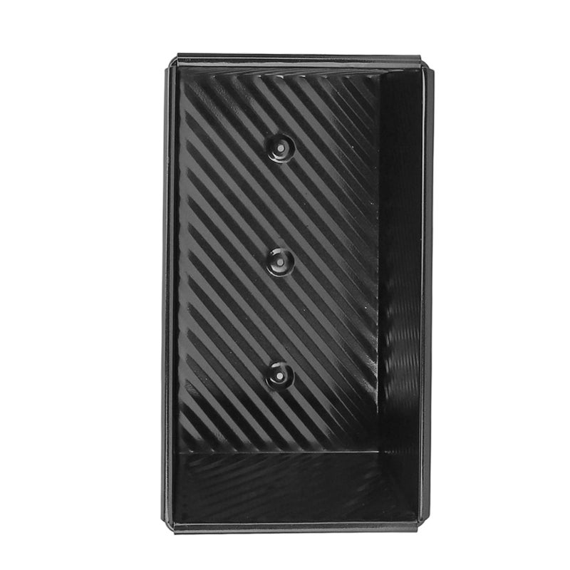 Nonstick Carbon Steel Loaf Pan Corrugated Design Dishwasher Safe Black Without Lid - Image 3
