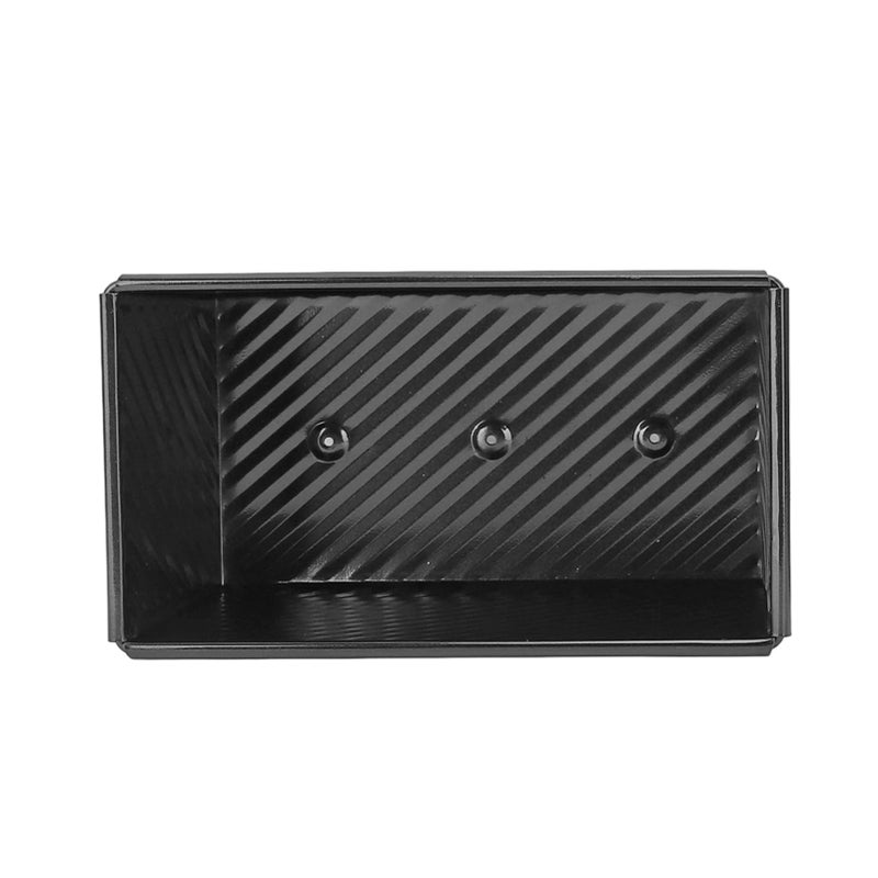 Nonstick Carbon Steel Loaf Pan Corrugated Design Dishwasher Safe Black Without Lid - Image 2