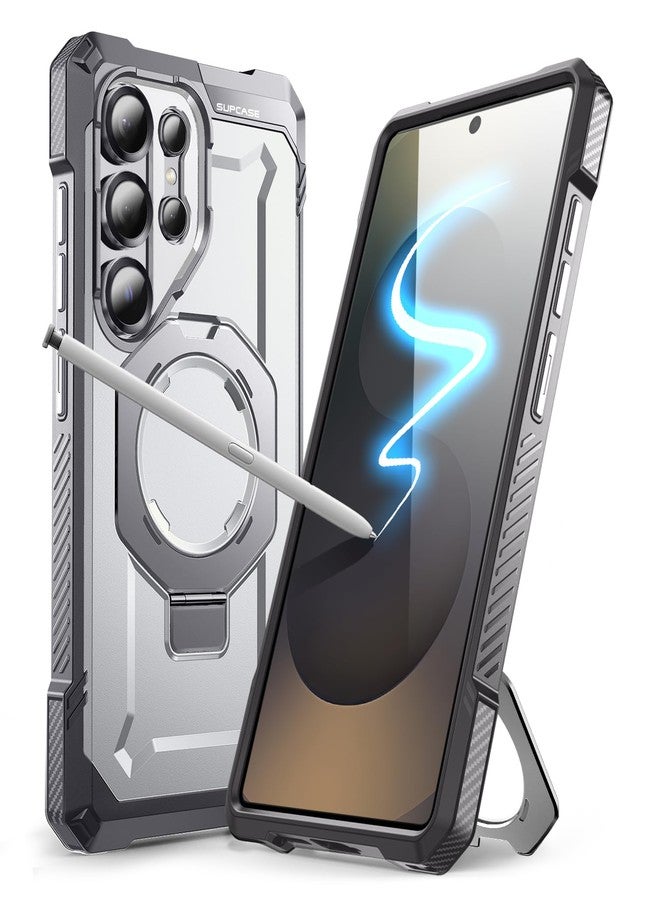 SUPCASE Magnetic Cover for Samsung Galaxy S25 Ultra with Stand, [Supports S Pen] [MagSafe Compatible] [Military Grade Protection] Durable Anti-Drop Case for S25 Ultra (White) - Image 1