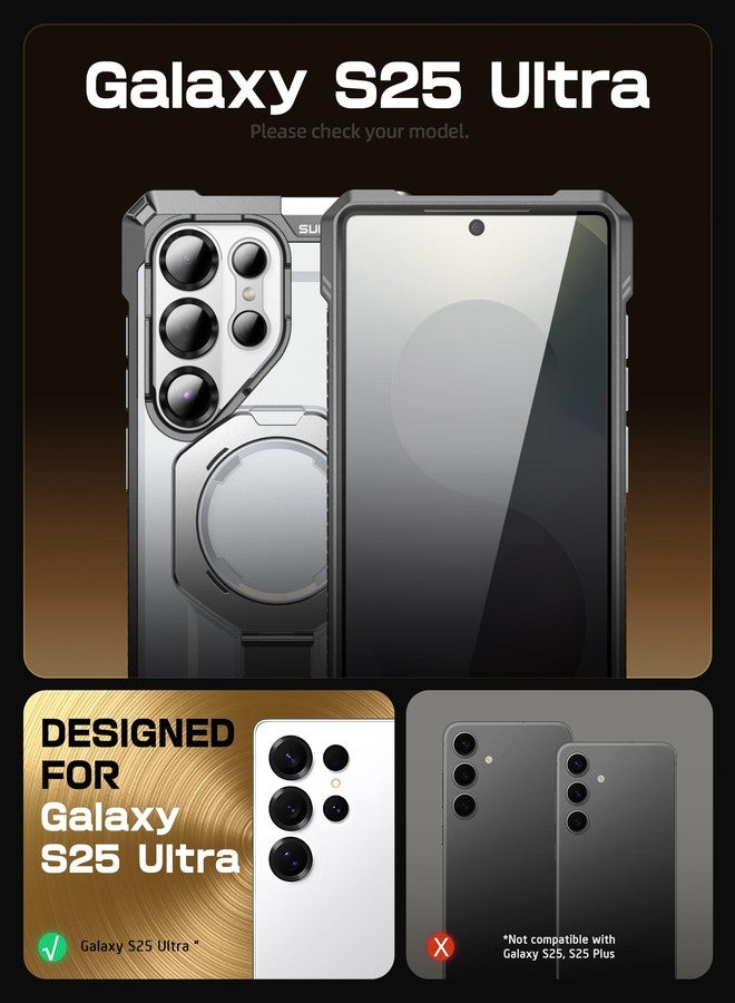 SUPCASE Magnetic Cover for Samsung Galaxy S25 Ultra with Stand, [Supports S Pen] [MagSafe Compatible] [Military Grade Protection] Durable Anti-Drop Case for S25 Ultra (White) - Image 2