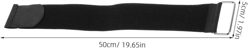 5pcs Black Nylon Cargo Straps with Hook and Loop for Pallet Transport and Home Use - Image 3