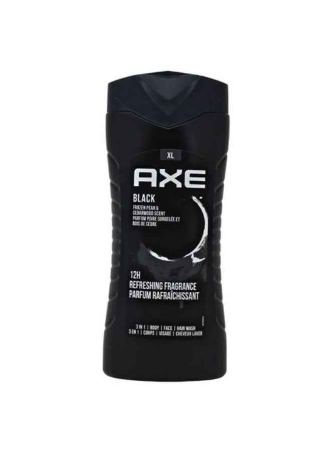 جل استحمام "بلاك XL" (Black XL) 3 في 1، سعة 400 مل