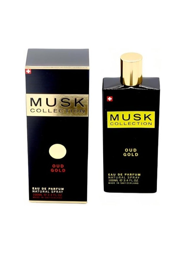 Musk Collection Musk Collection Oud Gold natural Spray 100ML 3.4 f loz  - Image 2
