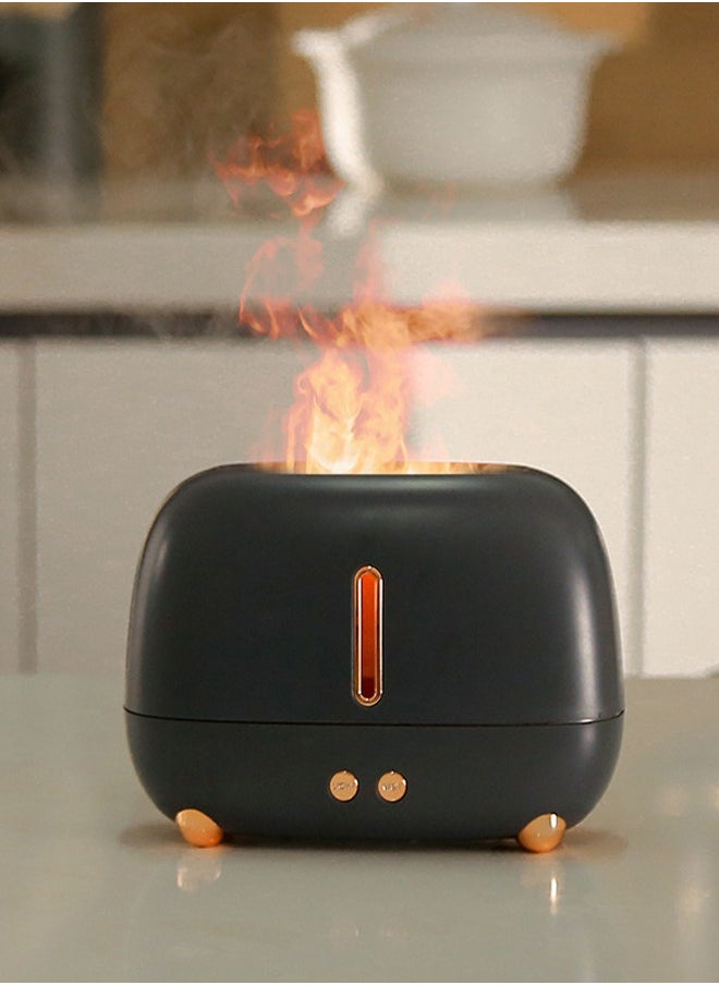 ZCM-HAPPY - Colourful Flame Humidifier with Night Lights-Aroma Diffuser, Air Purifier and Essential Oil Machine 180 ML - Image 1