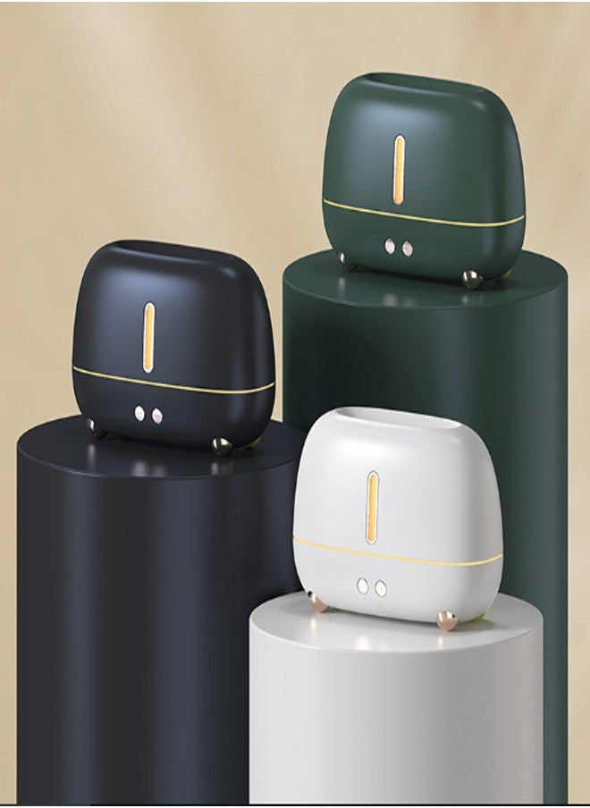 ZCM-HAPPY - Colourful Flame Humidifier with Night Lights-Aroma Diffuser, Air Purifier and Essential Oil Machine 180 ML - Image 1