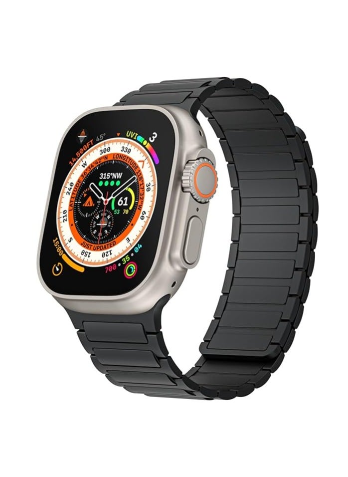 MOCOM Magnetic Sports Band for Apple Watch Ultra 2, Ultra, Series 9/8/7/6/5/4 - 42mm/44mm/49mm Silicone Magnetic Strap  - Image 1
