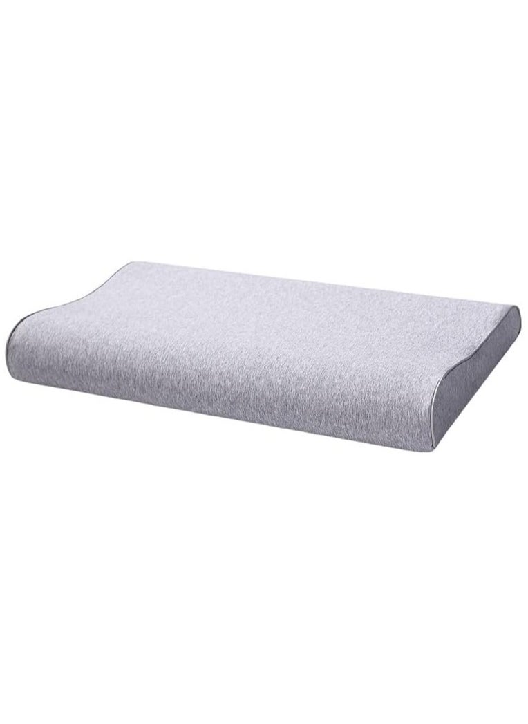 Rness Slim Sleeper Thin Memory Foam Pillow, Contour Thin & Low Profile  For Zen Relaxation Low Pillow Pain Relief For Stomacher Back And Side Sleeper Ergonomic Pillow With Washable Zipper Cover
