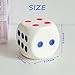 Yowget Large Foam Dice Stress Ball315 Inch with Dots 6 Sided Dice EVA Foam DicesBlank Slate Board Game to Get Your Lucky NumbersAnxiety Relieve for Parties Game and Gifts - Image 4