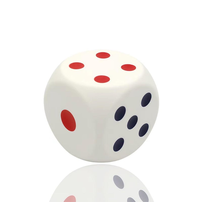 Yowget Large Foam Dice Stress Ball315 Inch with Dots 6 Sided Dice EVA Foam DicesBlank Slate Board Game to Get Your Lucky NumbersAnxiety Relieve for Parties Game and Gifts - Image 3