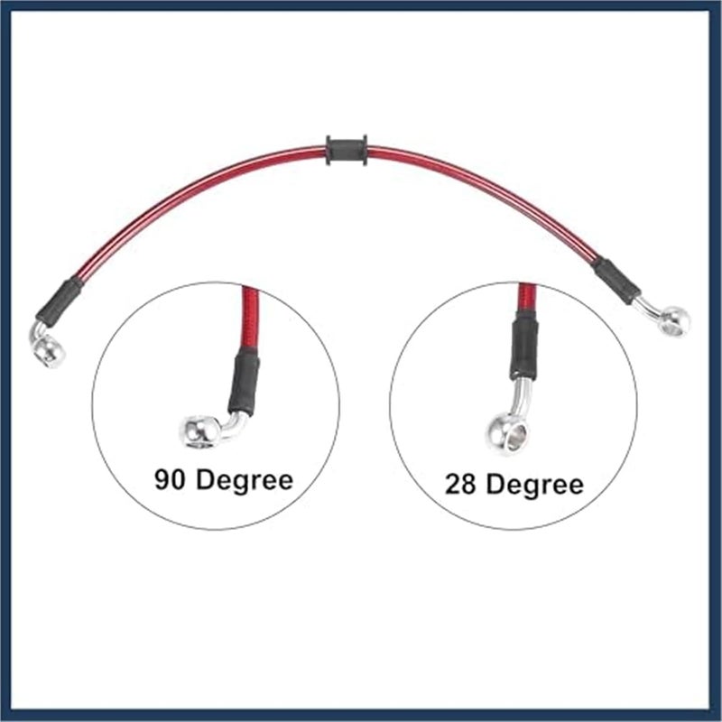 Vuzmode 40cm Motorcycle Brake Clutch Oil Hose - Image 3