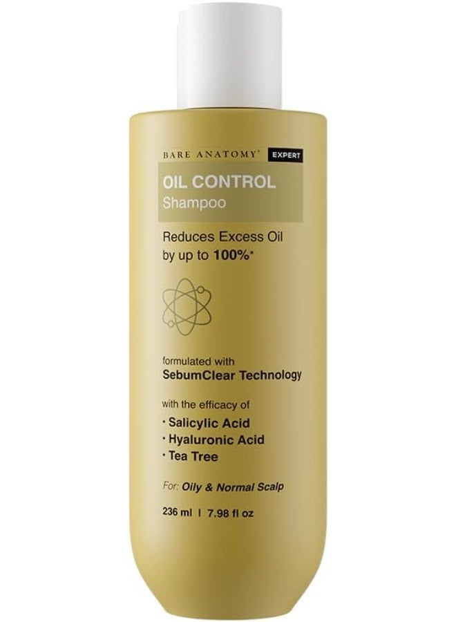 Oil Control Shampoo | Sulphate & Paraben Free | Suitable for Oily Scalp & Dry Ends | For Women & Men | 236ml