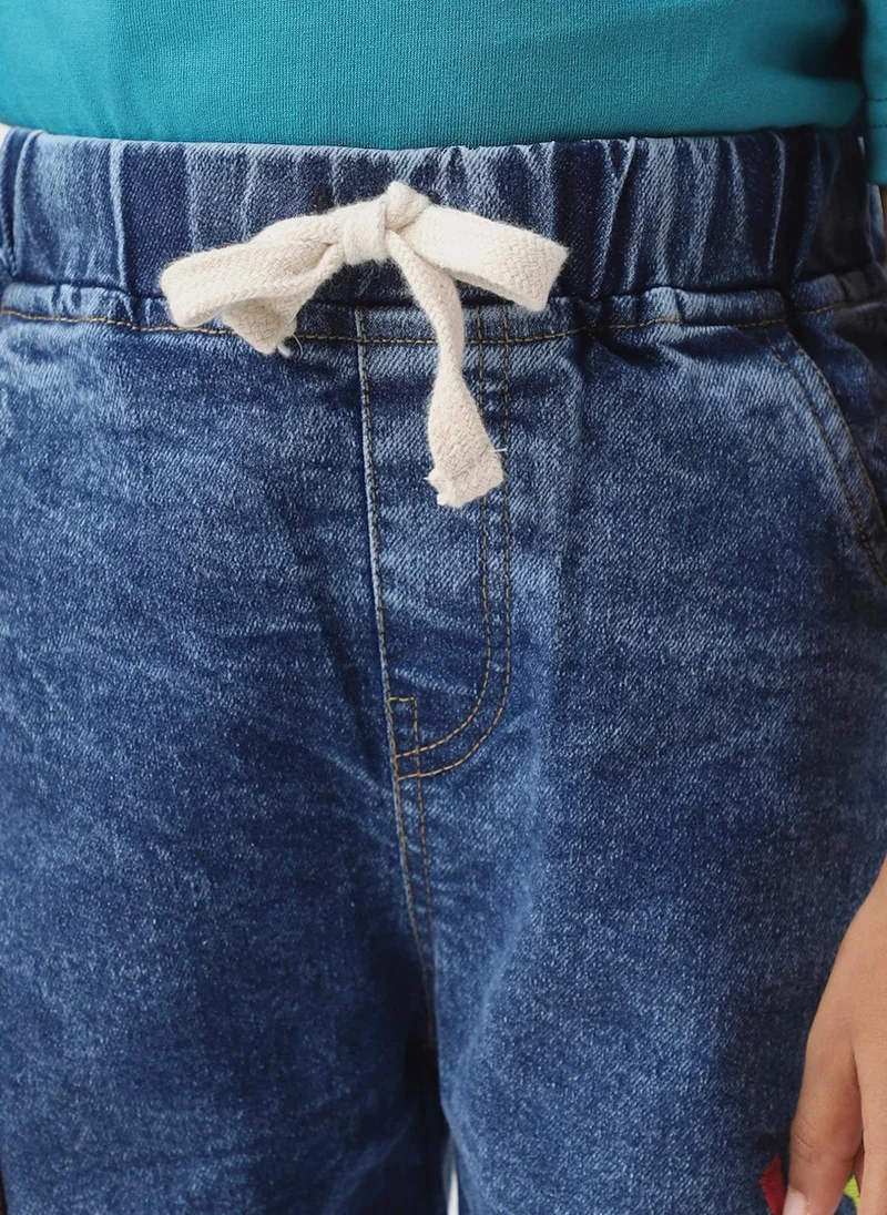 Nautinati Nautinati Boys Patch Pocket with Cat Denim Jeans