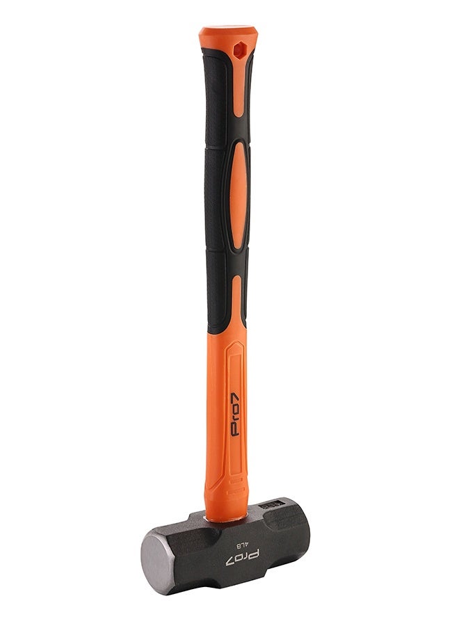 LAWAZIM Pro7 Engineer Hammer with Fiber Handle - 4lb - Club Hammer with Non-Slip Shock-Absorbing Handle - for Precision Striking Metalworking Construction Blacksmithing and Industrial Applications - Image 4