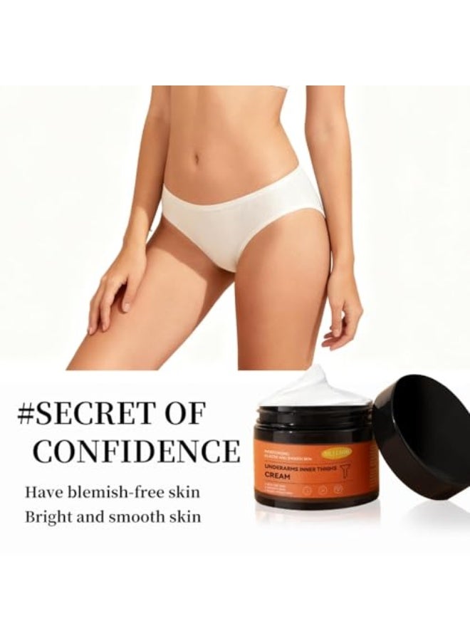 ميجيسو Underarm Brightening Cream, Intimate Dark Spot Remover for Body,Intimate Areas, Inner Thigh, Armpit, Dark Elbows and Knees, Bikini Areas, Private Parts, Dark Inner Thigh Remover, 4.94 OZ - Image 4