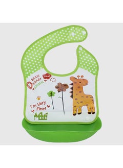 Giraffe Bib With Silicone Pocket - pzsku/Z6C061DA1A6D50B85CD08Z/45/_/1709134143/1000f64a-86df-4299-aa61-7c1f69d11cc0