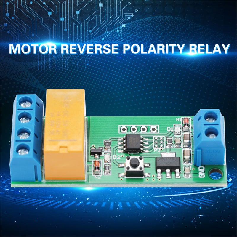DC 5/6/9/12V Motor Reverse Polarity Module Time Adjustable Delay Relay 2A Drive Current - Image 5