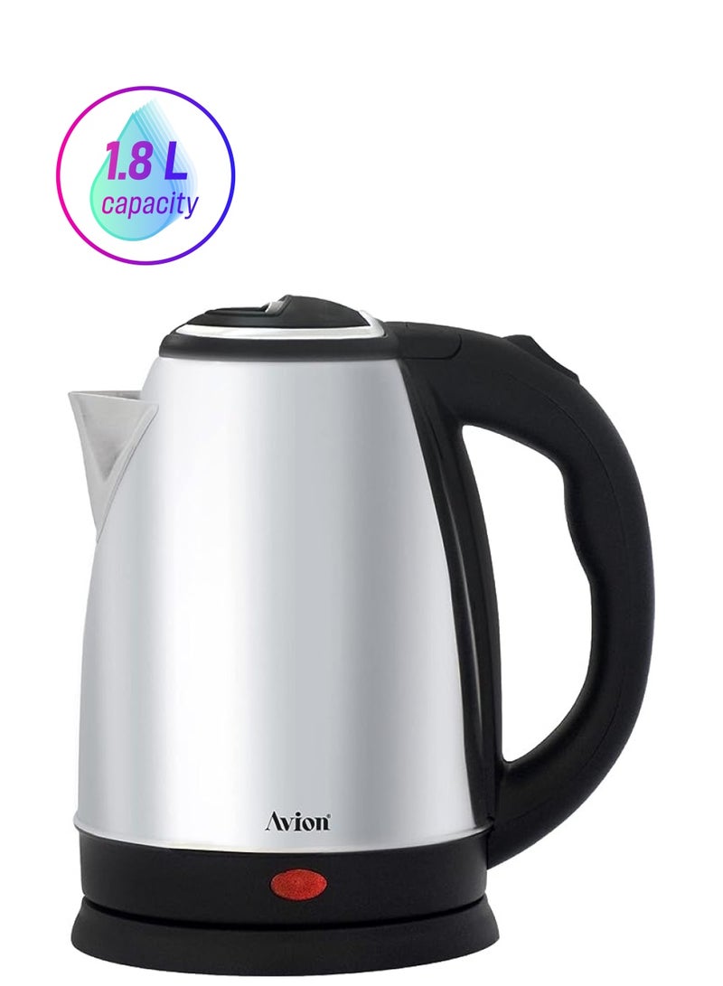 Avion Stainless Steel Electric Kettle-AEK 6180 - Image 1