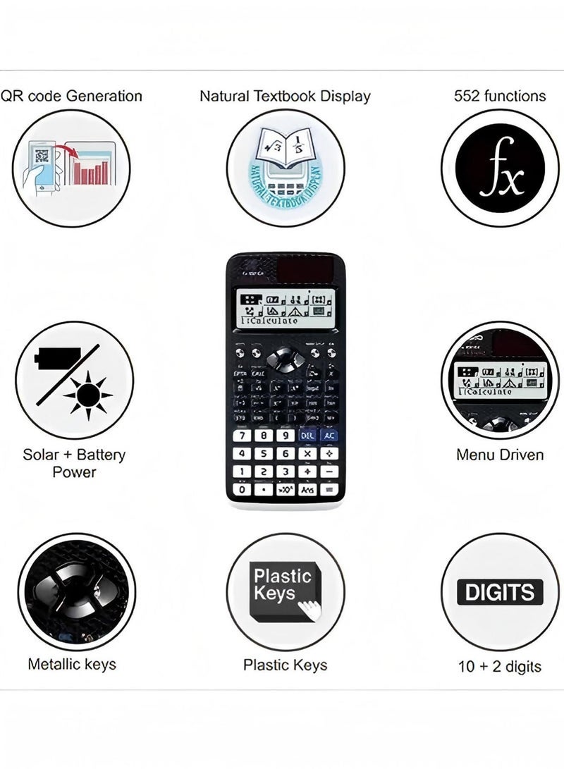 FX-991EX-W-DT Scientific Calculator Black - Image 4