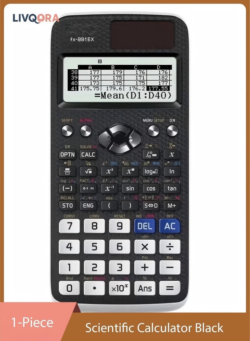 FX-991EX-W-DT Scientific Calculator Black - Image 1