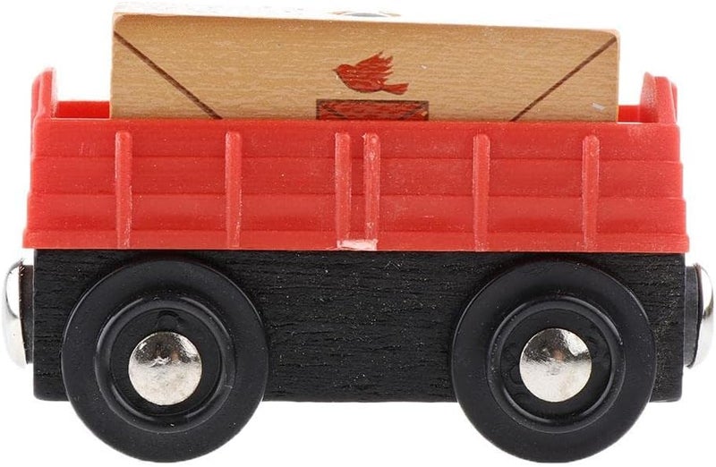 klarako Kids Children Wooden Railway Trains Carriage Model Toy Gift  Envelope Carriage