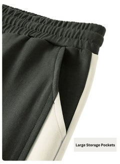 Mei Stylish Unisex Men's Womens Side Hem Split Straight Long Bottom Pant  - Image 5