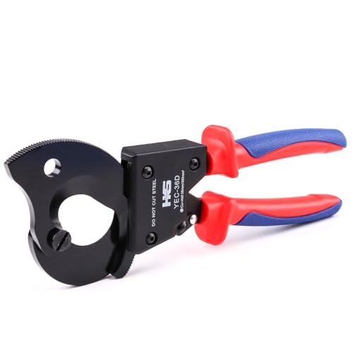 HKS Ratchet Cable Wire Cutter Heavy Duty for Cutting Electrical Aluminum Copper and Multi-core Cables up to 300mm² (AWG 600MCM) - Image 1