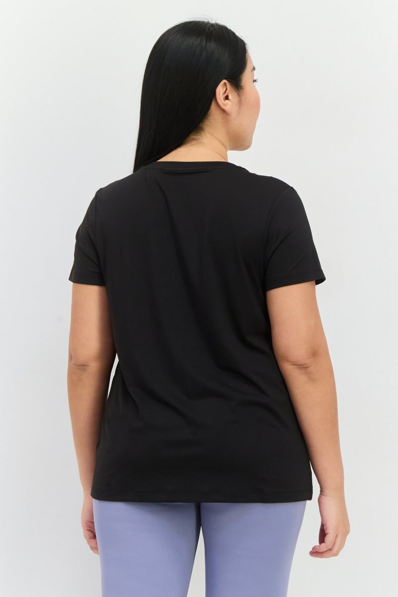 PUMA تي شيرتات تدريب قصيرة الأكمام للنساء، سوداء - Image 2