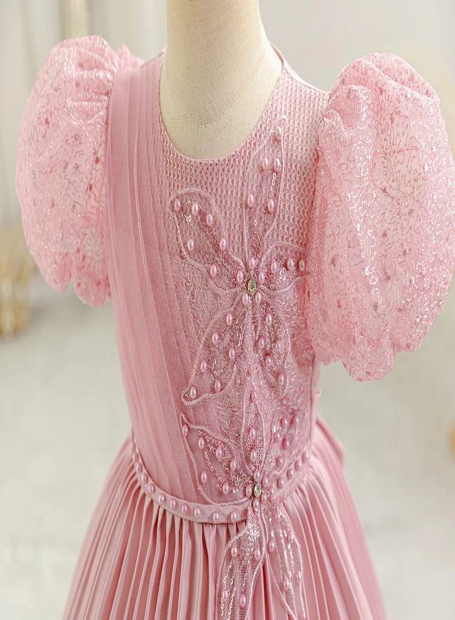 بيبي كلو Pleated Tulle Party Dress