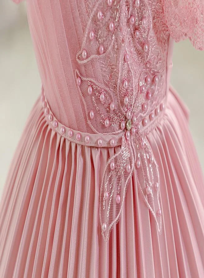 بيبي كلو Pleated Tulle Party Dress