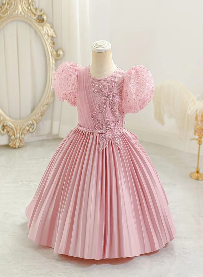 بيبي كلو Pleated Tulle Party Dress